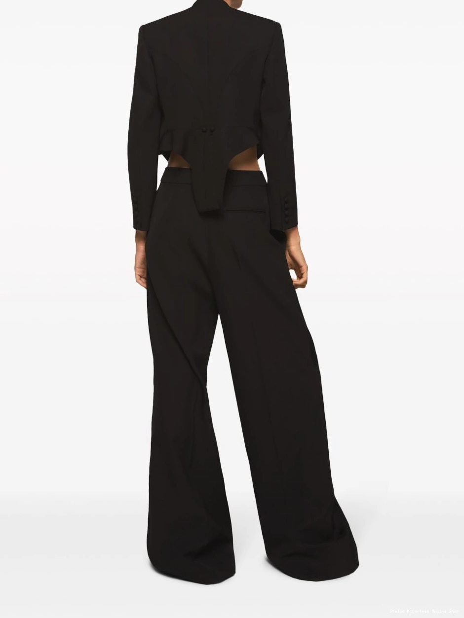 Cheap McCartney wide-leg wool trousers Stella Women 0723